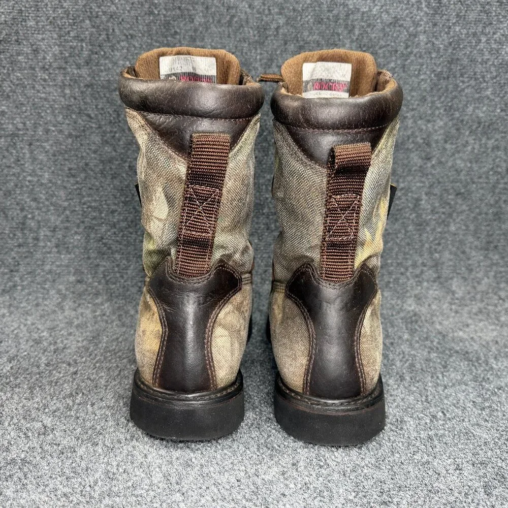 Rocky BearClaw 2 GTX Boots Men 10 Brown Leather Camo Gore-Tex Waterproof Hunting